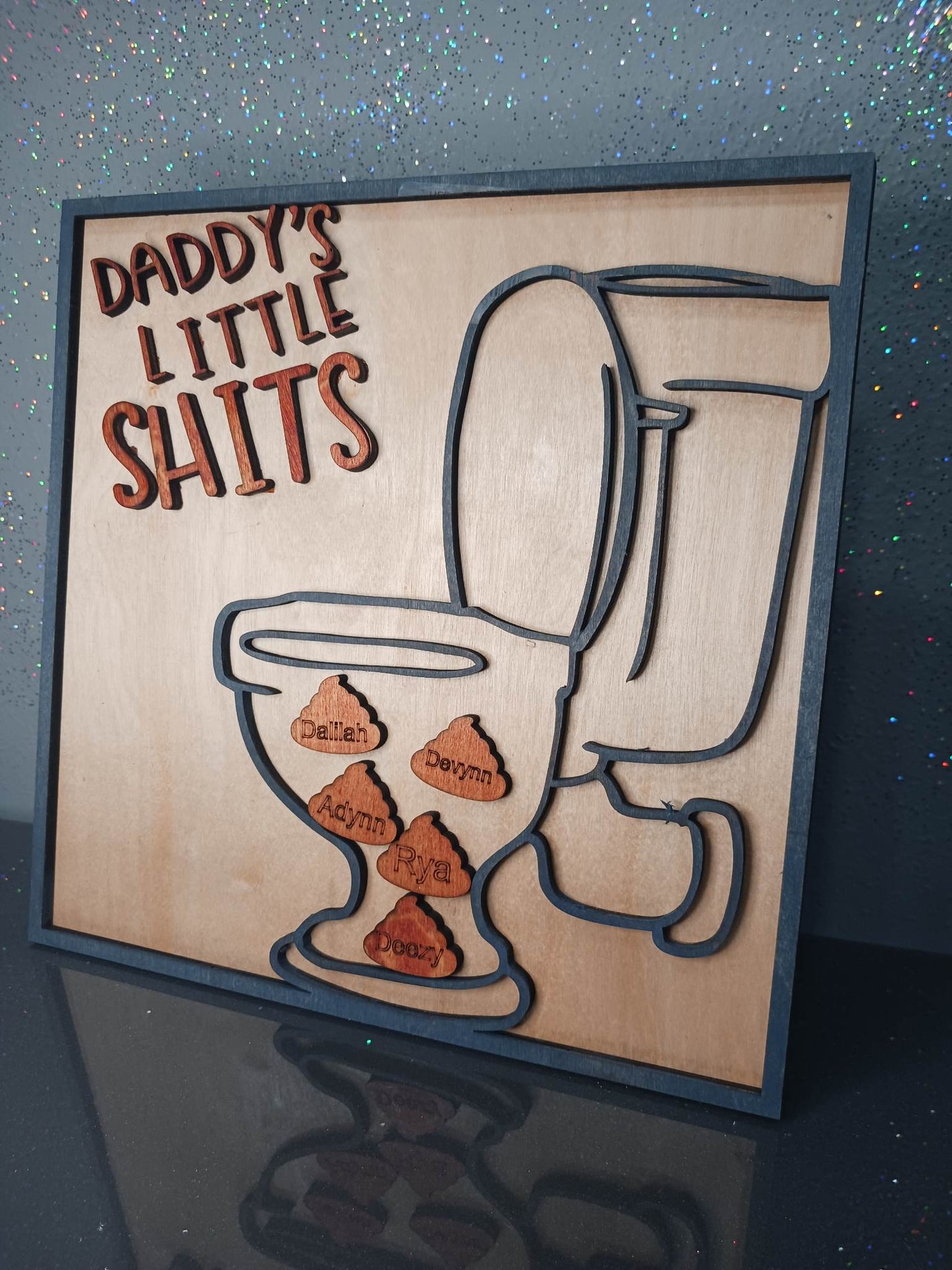 Father's Day Daddy's Little Shits